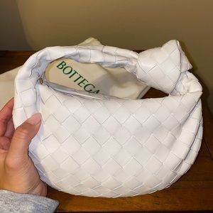 Bottega Veneta Mini Jodie in Chalk